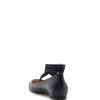 Mandayss Women's Pull-On Criss-Cross Ankle Ballet Flats Shoes