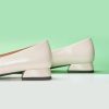 Women's Ballet Flats Shoes Square Toe Flats with Bowknot for Casual Work Office Party,for Women Dressy,Office Work Shoes,Wedding