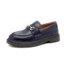 Slip On Chunky Loafers for Women Comfortable Oxford Platform Loafers Lug Sole