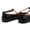 Mary Jane Flats Women Adjustable T Strap Square Toe Ballet Flats Ankle Strap Dress Comfortable Flats for Work,Date Nights