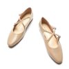 Women's Flat | Mary Jane Flats | Round Toe Flats | Ballet Flats Shoes for Women(Size 9.5,Camel)