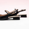 31KJ4GVo3gL.jpg Women's Slingback | Square Toe Slingback Flats | Ankle Strap Flats Sandals | Slip on Casual Flats Shoes | Leather Dress Shoes