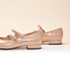Luxury Mary Jane Ballet Flats: Adjustable Double Straps & Square Toe | Premium Comfort for Gallery Openings, Spring Brunches |