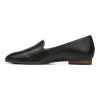 Willa Womens Sleek Leather Casual Slip On M Black Crinkle Nappa - 9 Wide