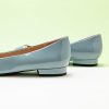 Women's Pointed Toe Flats | Ballet Shoes with Square Buckle | Comfortable Slip On Work Shoes | Dressy Flats for Office, Travel &