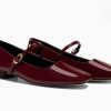 Women's Mary Jane Flats Closed Square Toe Ballet Flat Dressy Comfortable Slip on Shoes