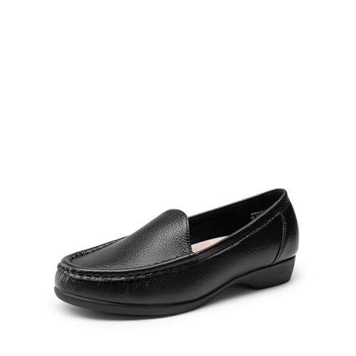 Women's Loafers Slip On Casual Comfortable Lightweight Business Work Office Flat Shoes with Arch Support
