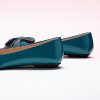 Women's Suede Bow Knot Ballet Flats Pointed Toe Slip-On Comfort Shoes for Casual & Formal Wear