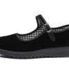 31p4weOANvL.jpg Black Velvet Mary Jane Shoes for Women China Dance Flat Old Beijing Cloth Walking Shoes