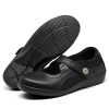 410u5TAoLFL.jpg Women's Flat Mary Jane Shoes Black Leather Oxford Shoes for Women - Comfortable Slip-On Leather Loafers