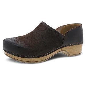 Brenna Slip On Clogs for Women – Memory Foam and Arch Support for All -Day Comfort and Support – Lightweight EVA Oustole for