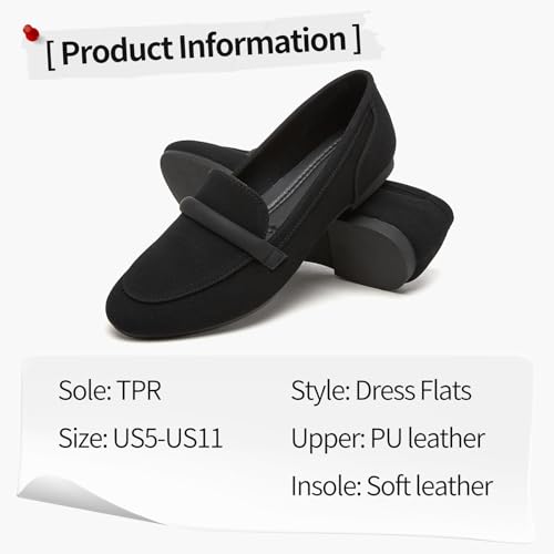 Women's Flats Shoes Ballet Flats Fashion Round Toe Comfortable Flats Dressy Slip on Loafers for Women