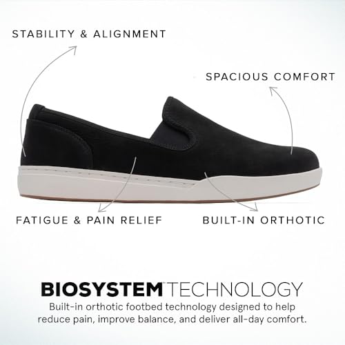 416HeWSi5xL.jpg Encore Slip On Sneakers for Women | Arch Support Sneakers for Women | Built-in Orthotic Insole
