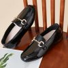 Womens Loafers Shoes Fashion Low Heel Slip on Shoes Comfortable Driving Flats