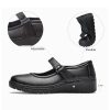 Women s Mary Jane Flats, Breathable Comfort Round Toe Low Heel Slip-on Light Weight Walking Shoes