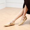 Women's Mary Jane Flats | Almond Toe Flats for Women | Leather Ballet Flats with Strap | Fashion Comfortable Work & Casual Shoes