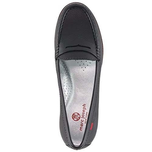Womens Genuine Leather Comfort Slip on Penny Loafers