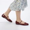 Mary Jane Shoes Women Ballet Flats Shoes for Women Slip on Comfortable Dressy Adjustable Strap for Work Office Business Casual
