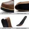Slip On Loafers for Womens Leather Comfort Memory Foam Dress Shoes