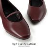 Mary Jane Ballet Flats for Women - Comfortable Closed Toe Shoes With Strap