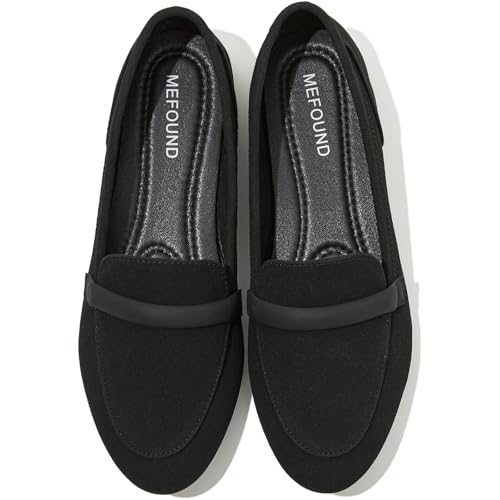 Women's Flats Shoes Ballet Flats Fashion Round Toe Comfortable Flats Dressy Slip on Loafers for Women