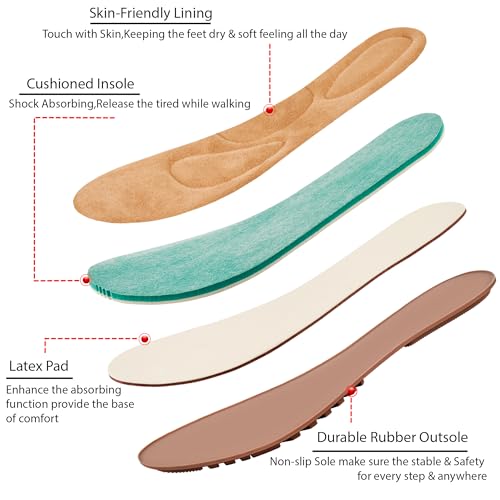 Flats for Women Ballets Shoes: Dress Slip Comfortable Work Flats for 2025 - Casual Ladies Wedding Walking Flat