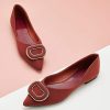 41OLQtSSz1L.jpg Women's Flats Pointed Toe Flats for Women Designer Ballet Flats Leather Flats Shoes for Women Dressy Casual Work Office Party