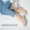 Pointed Toe Flats for Women Dressy Bronze Work Shoes Business Casul Knit Ballet Flats Slip on Office Ladies Comforttable Dress