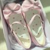 41XGNxI1q5L.jpg BEROBELLO Women's Lolita Shoes Cute Mary Jane Flats Bowknot Round Toe Party Dress Shoes