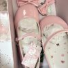 41YkDqczFpL.jpg BEROBELLO Women's Lolita Shoes Cute Mary Jane Flats Bowknot Round Toe Party Dress Shoes