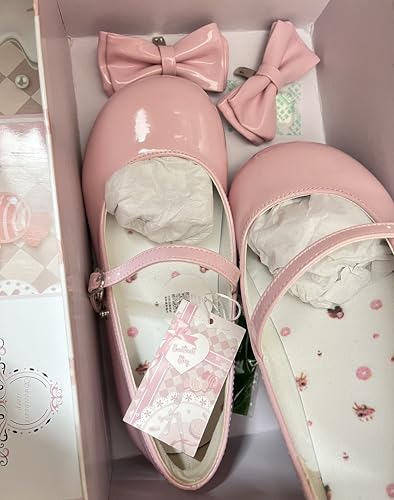 41YkDqczFpL.jpg BEROBELLO Women's Lolita Shoes Cute Mary Jane Flats Bowknot Round Toe Party Dress Shoes