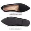 41bBMXXcxNL.jpg Women's Faux Suede Pointed Toe Ballets Flats Comfortable Soft Ballet Dressy Slip-on Walking Ballerina Shoes