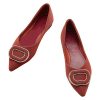 41ckTdfac9L.jpg Women's Flats Pointed Toe Flats for Women Designer Ballet Flats Leather Flats Shoes for Women Dressy Casual Work Office Party