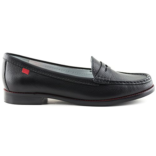 Womens Genuine Leather Comfort Slip on Penny Loafers