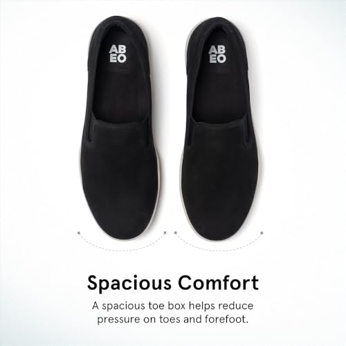 41jaNxYnwL.jpg Encore Slip On Sneakers for Women | Arch Support Sneakers for Women | Built-in Orthotic Insole