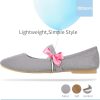 41k9nBhRn9L.jpg Mary Jane Flat Shoes Round Toe Ballet Flats for Women Dressy Fabric Business Flats Comfortable Classic Strap Flats for Office