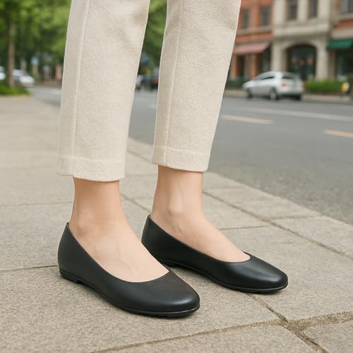 Flats for Women Ballets Shoes: Dress Slip Comfortable Work Flats for 2025 - Casual Ladies Wedding Walking Flat
