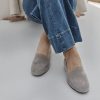 Womens North Willa Comfort Flats- Supportive Walking Shoes for Heel Pain, Plantar Fasciitis with an Arch Support Taupe Pat