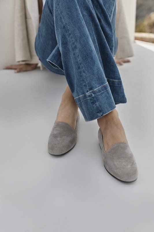 Womens North Willa Comfort Flats- Supportive Walking Shoes for Heel Pain, Plantar Fasciitis with an Arch Support Taupe Pat