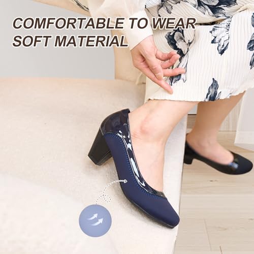 Women's Orthopedic Bunion Loafers - Low Heel Slip-On Dress Shoes with Orthotic Support