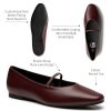 Mary Jane Ballet Flats for Women - Comfortable Closed Toe Shoes With Strap