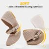 Mesh Ballet Flats for Women,Women's Mary Jane Flats with Buckle Strap,Black Nude Foldable Flats Shoes for Women,Comfortable