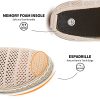 Women's Breathable Mesh Flats Shoes, Soft Loafers Flats, White Slip on Shoes Loafer