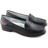 Womens Genuine Leather Comfort Slip on Penny Loafers