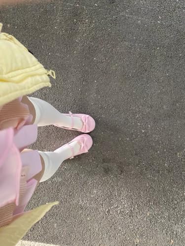 51e-lIyAuVL.jpg BEROBELLO Women's Lolita Shoes Cute Mary Jane Flats Bowknot Round Toe Party Dress Shoes