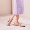 Luxury Mary Jane Ballet Flats: Adjustable Double Straps & Square Toe | Premium Comfort for Gallery Openings, Spring Brunches |